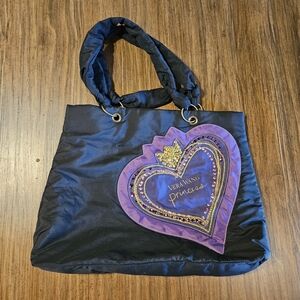 Vera Wang Princess Tote bag hand purse Large sequin heart sparkle Beauty